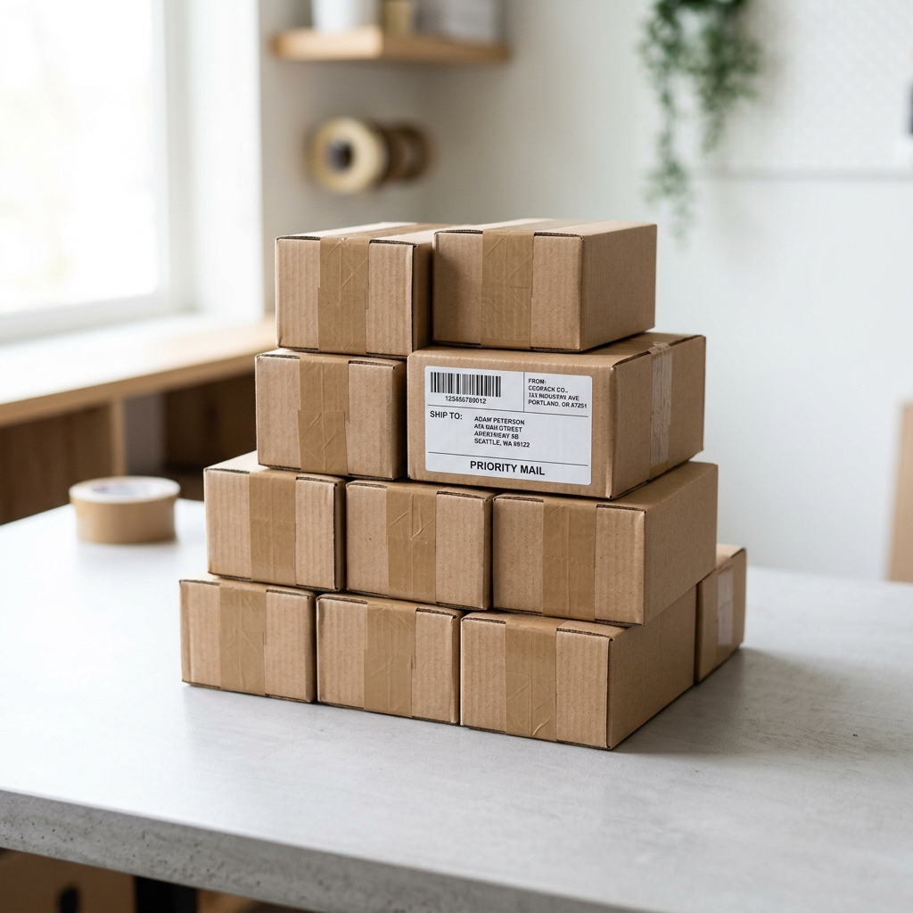 Neat packaging ready for shipment